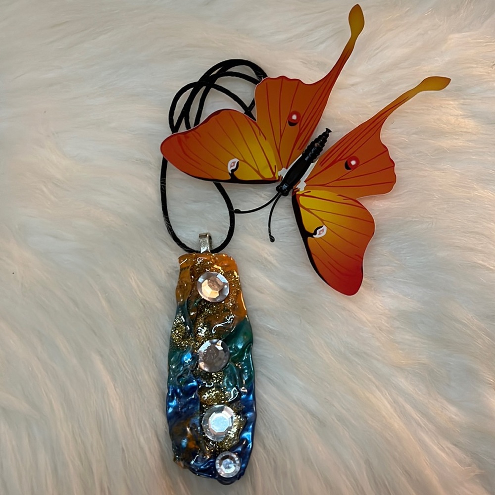 One of a Kind Handmade Unique Boho Necklace